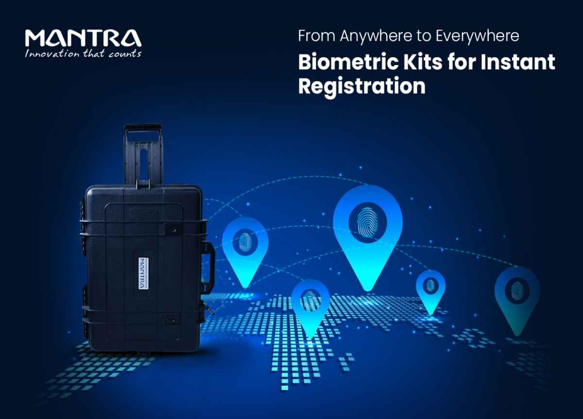 Biometric kits for instant registration stations